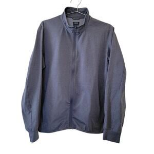 Uniqlo Dry Ex Activewear Jacket Sweater Mens Size M Gray Long Sleeve Full Zip
